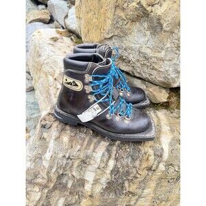 SCARPA Vtg Nordic Telemark 75mm Leather Ski Boots Men's 4.5 Women’s 5.5 -6